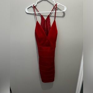 Emerald sundae red dress